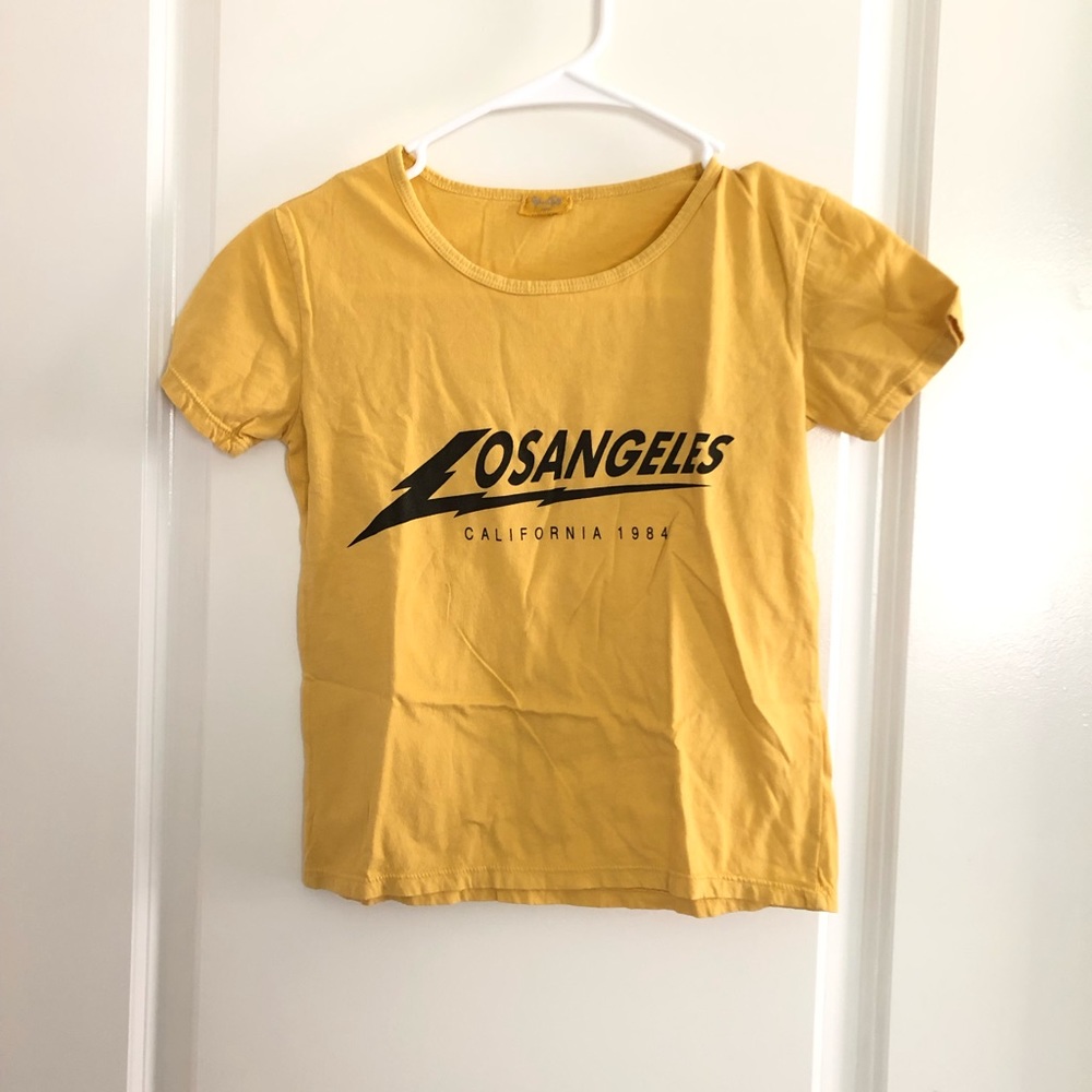 john galt tight fit low angeles graphic tee top